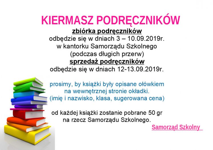 Kiermasz podręczników